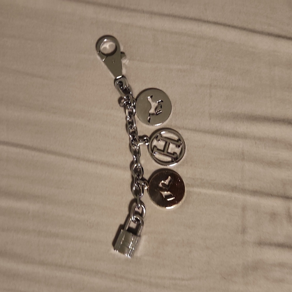 Hermes Charm Silver Breloque Horse Dog H 